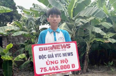 Hơn 75 triệu đồng bạn đọc chung tay giúp nam sinh mồ côi cả cha lẫn mẹ