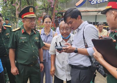 Khảo sát công viên Lê Thị Riêng tìm nơi chôn tập thể liệt sĩ Mậu Thân 1968
