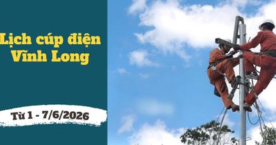Lịch cúp điện Vĩnh Long từ ngày 1 – 7/6/2026: Cúp điện 10 tiếng/ngày hàng loạt khu dân cư để sửa chữa