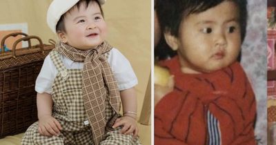 Con trai Ngọc Hân 10 tháng tuổi gây chú ý