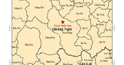 Lại xảy ra động đất tại 'điểm nóng' Kon Plông ở Quảng Ngãi