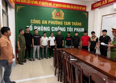 Khởi tố 13 thanh thiếu niên gây rối trật tự ở phường Tam Thắng