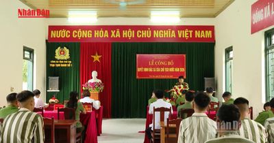[Video] Phú Thọ: Công bố quyết định đặc xá cho phạm nhân