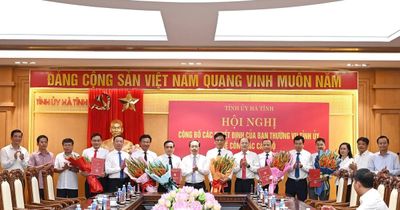 Hà Tĩnh luân chuyển, điều động hàng loạt cán bộ