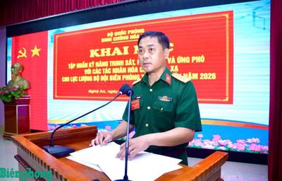 Tập huấn kỹ năng phát hiện, ứng phó với các tác nhân hóa chất độc, xạ
