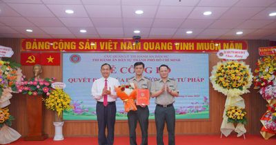 Đồng chí Trần Đình Hoàng được bổ nhiệm giữ chức Phó Trưởng Thi hành án dân sự Thành phố Hồ Chí Minh