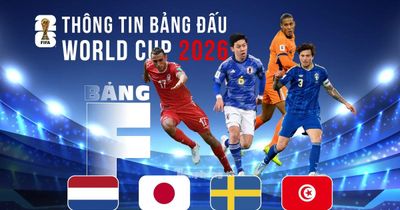 Thông tin bảng F FIFA World Cup 2026: Cạm bẫy trên hành trình của Hà Lan