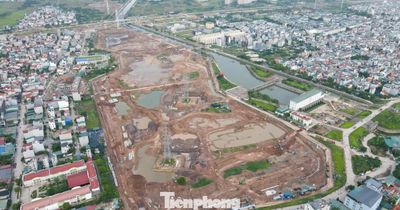 Dự án hồ điều hòa Yên Nghĩa 1 gấp rút về đích phần đào lòng hồ