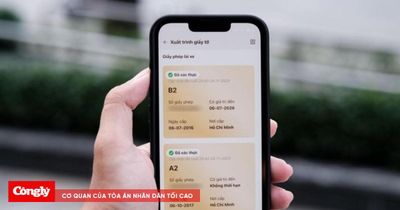 Từ 8/6, nhận chứng nhận đăng ký xe điện tử qua VNeID, VNeTraffic