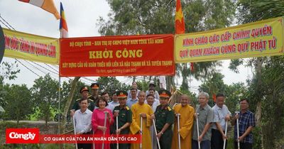Khởi công xây dựng cầu Vũ Xuân Thiều ở Tây Ninh