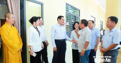 Chủ tịch UBND tỉnh Võ Trọng Hải tiếp xúc cử tri xã Vạn An trước kỳ họp giữa năm 2026 của HĐND tỉnh