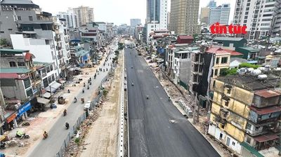 Vành đai 1 Hà Nội trải nhựa đen bóng, tăng tốc thi công 2 cầu vượt
