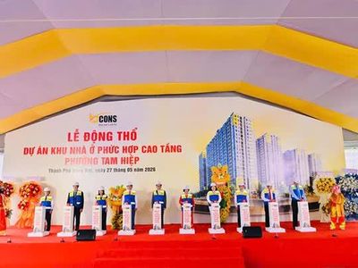 Đồng Nai: Động thổ dự án Khu nhà ở phức hợp cao tầng phường Tam Hiệp