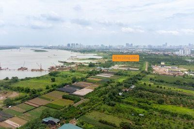 Hiện trạng bãi sông Liên Mạc, Thượng Cát, Phú Thượng dự kiến xây công viên thuộc Trục đại lộ cảnh quan sông Hồng