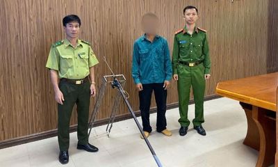 Công an xã Tân Yên xử lý hành vi đánh bắt chim hoang dã trái phép