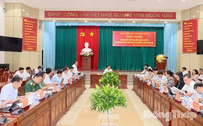 Thông qua báo cáo kết quả kiểm tra đối với Ban Thường vụ Tỉnh ủy Đồng Tháp