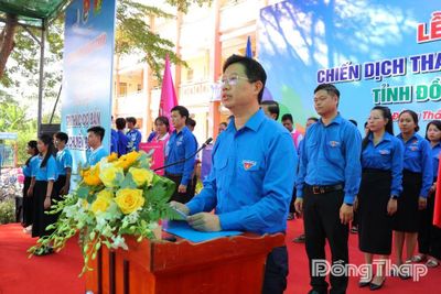 Tuổi trẻ Đồng Tháp ra quân Chiến dịch Thanh niên tình nguyện Hè năm 2026