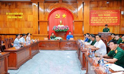 Đồng Tháp triển khai 'Chiến dịch 500 ngày đêm đẩy mạnh tìm kiếm, quy tập và xác định danh tính hài cốt liệt sĩ'