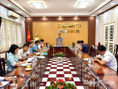 Phường Sa Đéc chủ động tìm giải pháp thích ứng với biến đổi khí hậu, giảm ngập đô thị