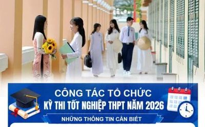 Công tác tổ chức Kỳ thi tốt nghiệp trung học phổ thông năm 2026, những thông tin cần biết
