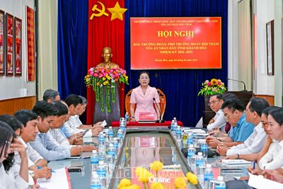 Bầu Trưởng đoàn, Phó Trưởng đoàn hội thẩm các tòa án nhân dân thuộc Khánh Hòa