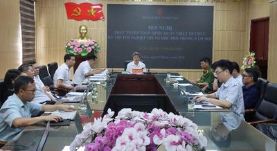 Hội nghị trực tuyến toàn quốc quán triệt tổ chức kỳ thi tốt nghiệp THPT năm 2026