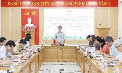 Phản biện dự thảo Quyết định của UBND tỉnh quy định hệ số điều chỉnh giá đất năm 2026
