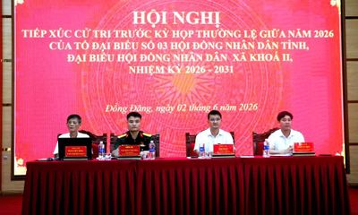 Tổ đại biểu số 3 HĐND tỉnh tiếp xúc cử tri tại xã Đồng Đăng