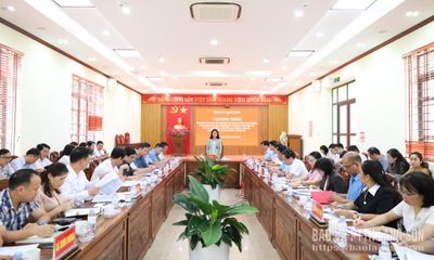 Tổ Công tác số 4 làm việc với các xã thuộc khu vực Lộc Bình cũ