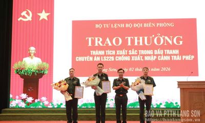 Trao thưởng thành tích xuất sắc chuyên án LS226