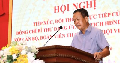 Bí thư Đảng ủy phường Cam Đường lắng nghe tâm tư, nguyện vọng của đoàn viên thanh niên và hội viên phụ nữ