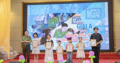 Tết thiếu nhi cho con em cán bộ, chiến sĩ Công an Lâm Đồng