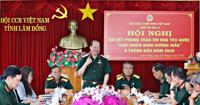 Cựu chiến binh Cụm thi đua số 6 phát huy vai trò gương mẫu