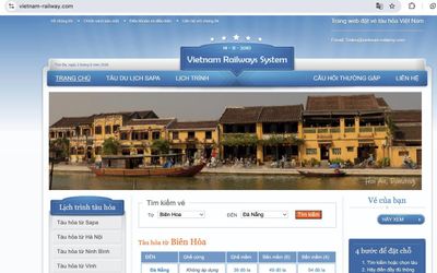 Xuất hiện nhiều website giả mạo bán vé tàu, hành khách cần cảnh giác