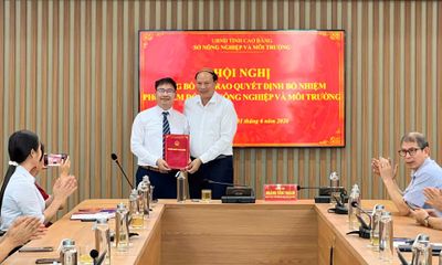 Công bố quyết định bổ nhiệm Phó Giám đốc Sở Nông nghiệp và Môi trường