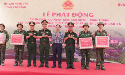 Phát động 'Chiến dịch 100 ngày đêm cao điểm' hoàn thành xây dựng các trường phổ thông nội trú liên cấp tại các xã biên giới