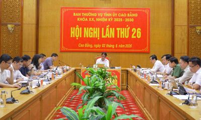 Hội nghị lần thứ 26 Ban Thường vụ Tỉnh ủy khóa XX
