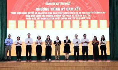Xã Tân Nhựt quyết tâm xây dựng 'pháo đài' vững chắc trong công tác phòng, chống ma túy