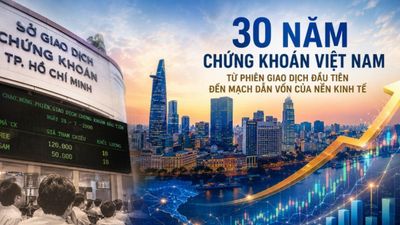 30 năm chứng khoán Việt Nam: Từ phiên giao dịch đầu tiên đến mạch dẫn vốn của nền kinh tế