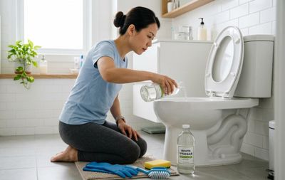 Đổ giấm vào bồn cầu qua đêm có tác dụng gì?