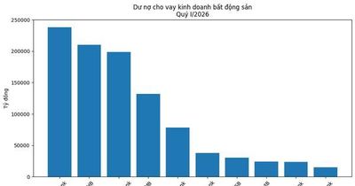 Ngân hàng nào có mức độ tập trung vốn vào bất động sản cao nhất?