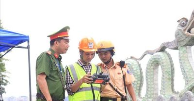 UAV hỗ trợ giám sát an ninh, trật tự ven hồ Tây