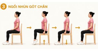 Hướng dẫn 4 bài tập nhún gót chân giúp tăng tuần hoàn máu, giảm tê chân