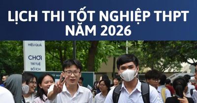 Infographic: Lịch thi tốt nghiệp THPT năm 2026
