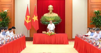 [Ảnh] Tổng Bí thư, Chủ tịch nước Tô Lâm chủ trì làm việc với Ban Tổ chức Trung ương