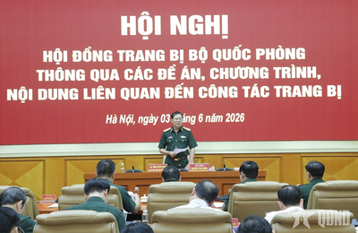 Hội đồng trang bị Bộ Quốc phòng thông qua các đề án, chương trình về công tác trang bị
