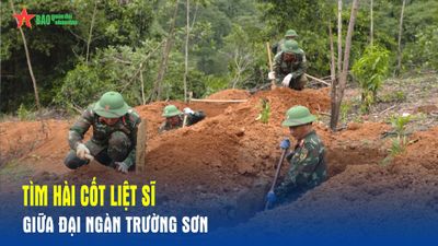 Tìm hài cốt liệt sĩ giữa đại ngàn Trường Sơn