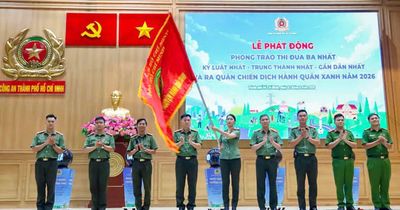 Công an TPHCM thi đua 'Ba Nhất', ra quân Chiến dịch Hành quân xanh 2026