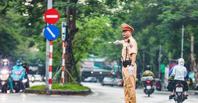 Tạm cấm, hạn chế phương tiện trên nhiều tuyến đường Hà Nội ngày 7-8/6