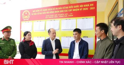Hà Tĩnh có 4 tập thể, cá nhân được Thủ tướng Chính phủ tặng bằng khen trong bầu cử